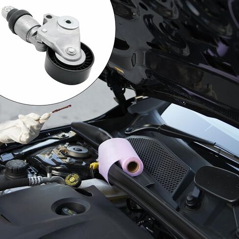 39390 Drive Belt Tensioner, Replacement for Mazda 3 6 CX3 CX5 CX9 MX5 (2012 2013 2014 2015 2016 2017 2018), Replaces 19341768 in Saudi Arabia