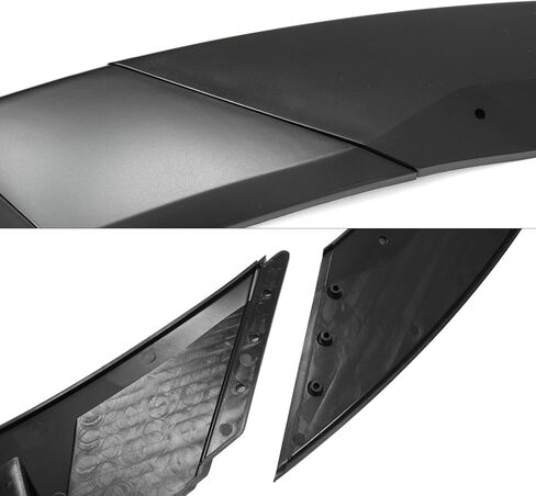 FREEMOTOR802 Front Bumper Lip Splitter Compatible with 2024-2025 Tesla Model 3, IKON V4 Style Matte Black PP Air Dam Chin Spoiler Lower Guard Protector Underbody Styling Trim 3PCS in Saudi Arabia