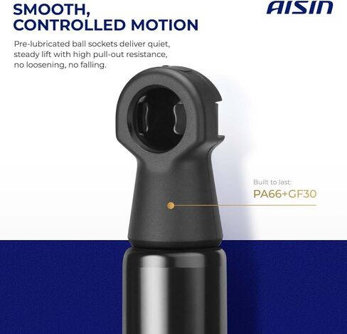 AISIN GASHY-00863 Front Hood Lift Supports Shock Struts - Compatible with Hyundai Equus 2011-2016 - Set of 2 in Kuwait