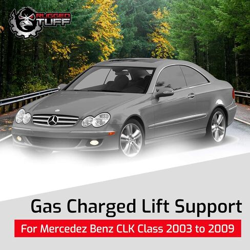 دعامات دعم الصدمات للغطاء الأمامي لسيارة 2001-2007 Mercedes C230 C240 ​​C280 C320 C350 C32 و2003-2009 Mercedes CLK320 CLK350 CLK500 CLK550 CLK55 CLK63 مخمدات الغاز SG203007 (2 الكمية) in Saudi Arabia