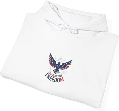Semiquincentennial Eagle Freedom Hoodie | 250th Anniversary 1776–2026 Patriotic in Saudi Arabia