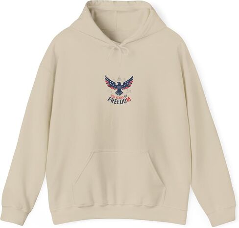 Semiquincentennial Eagle Freedom Hoodie | 250th Anniversary 1776–2026 Patriotic in Saudi Arabia