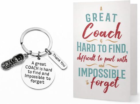 Infinity Collection - Track Coach Keychain and Card Gift Set, Running Coach Gifts, Great Coach is Hard to Find Coach Keychain in Kuwait