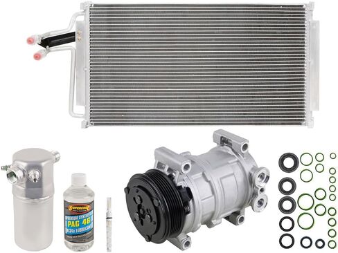 A/C Kit w/AC Compressor Condenser & Drier For Chevy S10 S-10 Blazer GMC Sonoma Jimmy S15 Olds Isuzu 4.3L V6 1999-2005 - BuyAutoParts 60-82421CK New in Saudi Arabia