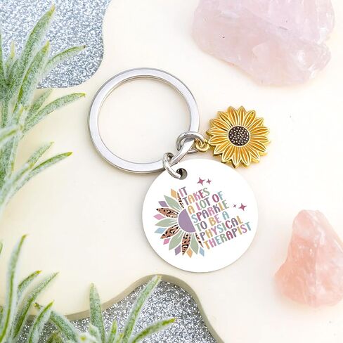 Physical Therapy Gifts for Women Pt Keychain Cool Gifts for Physical Therapist Female Student Therapists Assistant Thank You Gift Ideas Birthday Graduation Christimas Gift for Therapists in Saudi Arabia