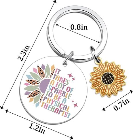 Physical Therapy Gifts for Women Pt Keychain Cool Gifts for Physical Therapist Female Student Therapists Assistant Thank You Gift Ideas Birthday Graduation Christimas Gift for Therapists in Saudi Arabia