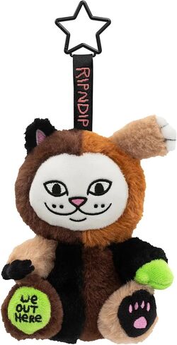 حقائب RIPNDIP Freakiee وجوه Nermiee الغامضة (مجموعة متنوعة) صندوق أعمى سلسلة مفاتيح قطيفة متنوعة in Kuwait