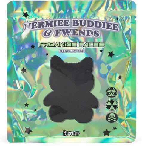 حقائب RIPNDIP Freakiee وجوه Nermiee الغامضة (مجموعة متنوعة) صندوق أعمى سلسلة مفاتيح قطيفة متنوعة in Kuwait
