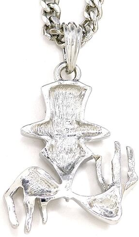 GWOOD Juggalo Ringmaster قلادة 24 بوصة الكوبية قلادة فضية اللون in Kuwait