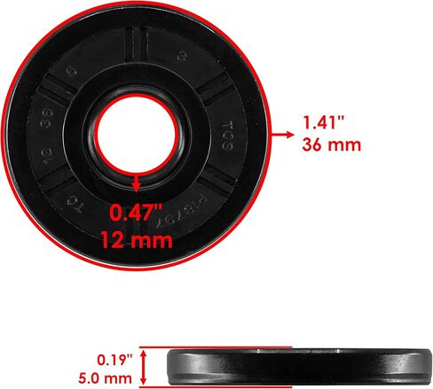 Caltric Water Pump Impeller Oil Seal/Gasket Cover and Housing compatible with Kawasaki EX500 1987-1993 in Saudi Arabia