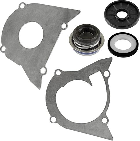 Caltric Water Pump Impeller Oil Seal/Gasket Cover and Housing compatible with Kawasaki EX500 1987-1993 in Saudi Arabia