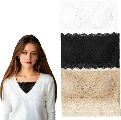 3 قطع المرأة الدانتيل العصابة الصدرية الأزهار الدانتيل صديرية دائرية العصابة حمالة حمالات الصدر سلس بسط الصدر التفاف لصالح اليومية in Kuwait