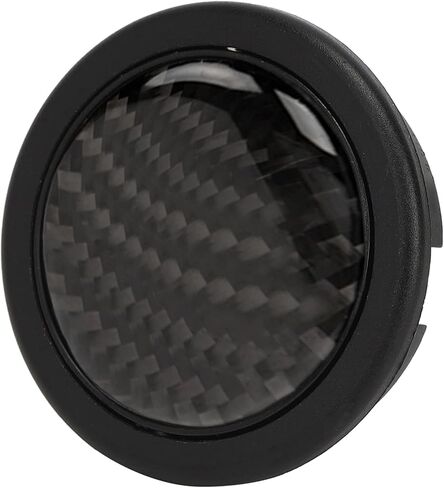 Ejoyous Steering Wheel Horn Button, Carbon Fiber Horn Push Button Kit for 6 Bolts for Steering Wheel Auto Car Modified Parts in Saudi Arabia