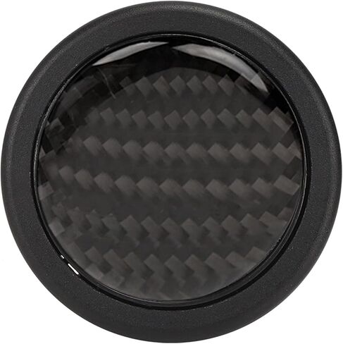 Ejoyous Steering Wheel Horn Button, Carbon Fiber Horn Push Button Kit for 6 Bolts for Steering Wheel Auto Car Modified Parts in Saudi Arabia