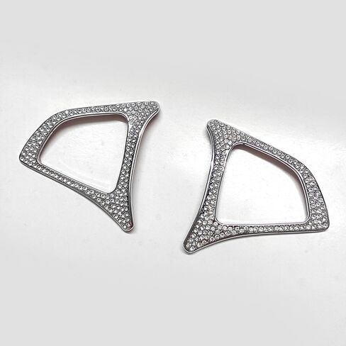 Bling Crystal Diamond Decor Steering Wheel Button Frame Cover Trim for Mercedes Benz A B C E CLA CLS GLA GLC GLE GLS V Class 2016 2017 2018 Interior Accessories Sets in Kuwait