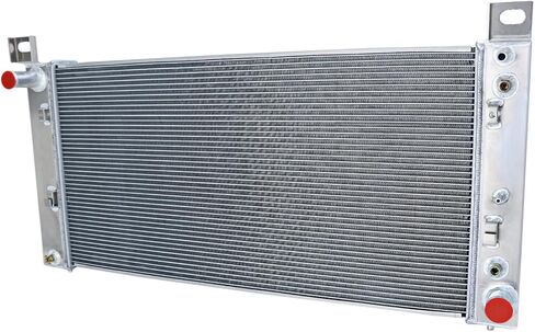 DPI2370 34"W Aluminum Radiator for 1999-2014 Chevy Tahoe Silverado 1500 2500 GMC Yukon 4 Row Radiador Crossflow Radiators 2000 2001 2002 2003 2004 2005 2006 2007 2008 2009 2010 2011 2012 2013 in Saudi Arabia