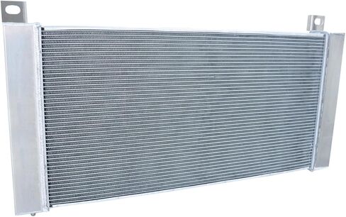 DPI2370 34"W Aluminum Radiator for 1999-2014 Chevy Tahoe Silverado 1500 2500 GMC Yukon 4 Row Radiador Crossflow Radiators 2000 2001 2002 2003 2004 2005 2006 2007 2008 2009 2010 2011 2012 2013 in Saudi Arabia
