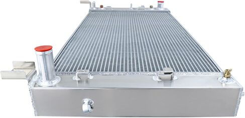 DPI2370 34"W Aluminum Radiator for 1999-2014 Chevy Tahoe Silverado 1500 2500 GMC Yukon 4 Row Radiador Crossflow Radiators 2000 2001 2002 2003 2004 2005 2006 2007 2008 2009 2010 2011 2012 2013 in Saudi Arabia