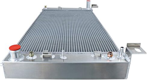 DPI2370 34"W Aluminum Radiator for 1999-2014 Chevy Tahoe Silverado 1500 2500 GMC Yukon 4 Row Radiador Crossflow Radiators 2000 2001 2002 2003 2004 2005 2006 2007 2008 2009 2010 2011 2012 2013 in Saudi Arabia