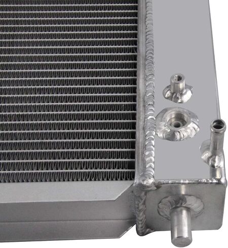 مشعاع ألومنيوم كامل متوافق مع 99-03 Ford F250 F350 / 99-02 00 01 Expedition / 99-10 F-150 / 1999-2008 Lincoln 4.2L 4.6L 5.4L V8 4 مشعات تبريد الصف in Saudi Arabia