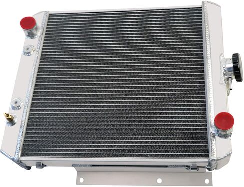 مشعاع أساسي مكون من 4 صفوف لـ 1966-1974 Jeep DJ5 3.8L 4.2L L6 AT/MT مشعات تبريد كاملة من الألومنيوم in Kuwait