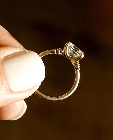آرت ديكو 2.76 TC Asscher قطع سوليتير الرغيف الفرنسي قطع الجانبين مويسانيتي خاتم الخطوبة للنساء 14K الذهب الأصفر الصلب 4 مخالب خاتم الزفاف ملابس الحفلات هدية مجوهرات in Saudi Arabia