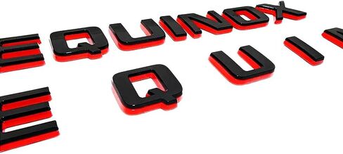 17-24 3pcs Equinox Door & Liftgate Letter 3D Badge Emblem Nameplate Logo Replacement for Equinox (Redline) in Saudi Arabia