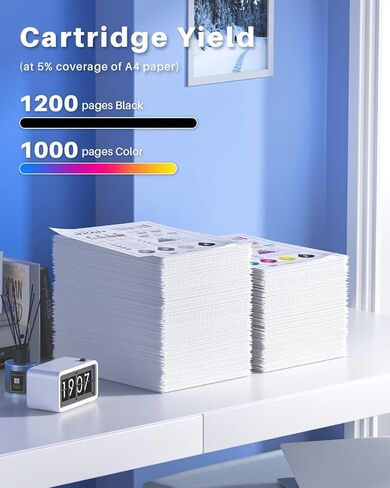 مجموعة خراطيش حبر INK4U 910XL بديلة متوافقة لخراطيش حبر HP 910XL 910 للاستخدام مع طابعة HP OfficeJet Pro 8020 8025 8028 8030 8035 8010 8015 8018 8022 (1BK/1C/1M/1Y، 4 عبوات) in Kuwait