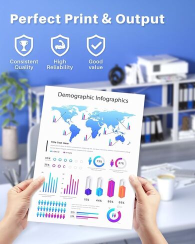 مجموعة خراطيش حبر INK4U 910XL بديلة متوافقة لخراطيش حبر HP 910XL 910 للاستخدام مع طابعة HP OfficeJet Pro 8020 8025 8028 8030 8035 8010 8015 8018 8022 (1BK/1C/1M/1Y، 4 عبوات) in Kuwait