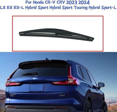 الخلفية ممسحة شفرة لهوندا CR-V CRV 2023 2024 LX EX EX-L الهجين الرياضة الهجين الرياضة بجولة الهجين الرياضة-L الخلفية الخلفية ممسحة زجاج أمامي شفرة in Saudi Arabia