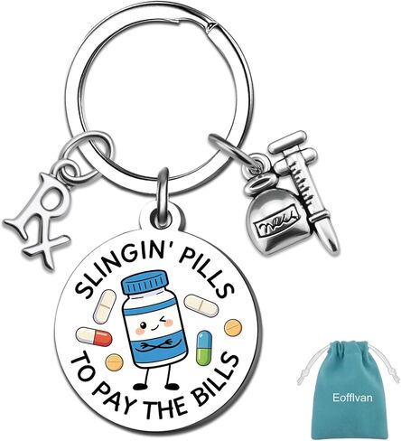 هدايا الصيدلي للنساء والرجال حبوب Slingin'Pills لدفع الفواتير هدايا فني الصيدلة لزملاء العمل هدية عيد ميلاد الصيدلي شكرًا لك in Kuwait