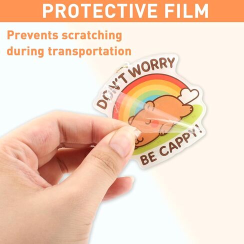 vinBee 8 قطع سلاسل مفاتيح كابيبارا، مجموعة سحر كابيبارا اللطيفة، حقيبة ظهر وإكسسوارات حقيبة للأطفال والبنات والأولاد، أشياء كابيبارا المضحكة وأفكار الهدايا، هدايا عيد الميلاد in Kuwait