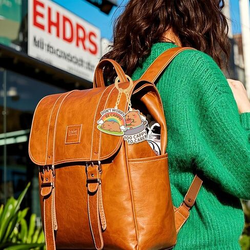 vinBee 8 قطع سلاسل مفاتيح كابيبارا، مجموعة سحر كابيبارا اللطيفة، حقيبة ظهر وإكسسوارات حقيبة للأطفال والبنات والأولاد، أشياء كابيبارا المضحكة وأفكار الهدايا، هدايا عيد الميلاد in Kuwait