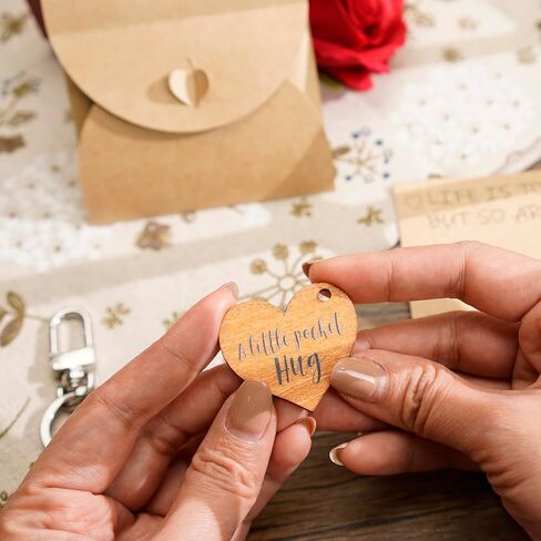 Pocket Hug Keychain Care Gifts for Women Men, Feel Better Valentines Day Gifts for Her Him, Thinking Of You, Sobriety, Encouragement, Pocket Hugs for Chemo Survivor, Uplifting Recovery Gift in Saudi Arabia