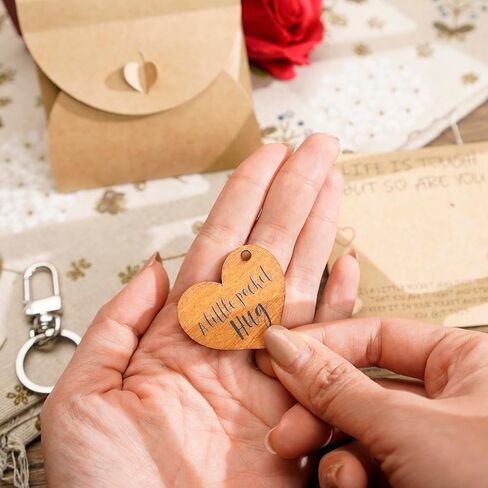Pocket Hug Keychain Care Gifts for Women Men, Feel Better Valentines Day Gifts for Her Him, Thinking Of You, Sobriety, Encouragement, Pocket Hugs for Chemo Survivor, Uplifting Recovery Gift in Saudi Arabia