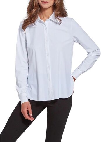 Lyssé Women's Connie Slim Button Down in Saudi Arabia