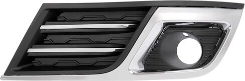HECASA إطار ضوء الضباب الأيمن متوافق مع 2013-2017 تشيفي شيفروليه ترافيرس لاستبدال GM1039150 22817941 غطاء مصباح الضباب الأمامي للقيادة مع قالب تقليم فضي - جانب الركاب in Saudi Arabia