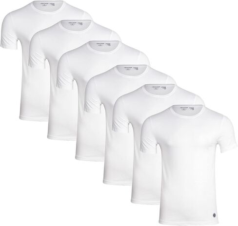 Life is Good Men's Undershirts – 6 Pack Soft Breathable T-Shirt: Crewneck Undershirts, V-Neck Undershirts (S-XL) in Saudi Arabia