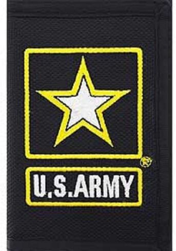 MilitaryBest US Army Direct Embroidered Tri-Fold Wallet in Kuwait