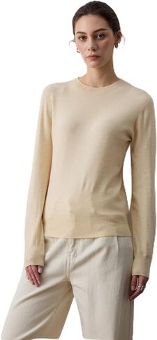 المرأة سترة طويلة الأكمام سلس Crewneck السترة in Saudi Arabia
