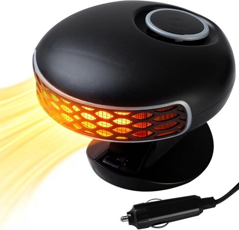 Portable Car Heater for Vehicle，12V Car Heater That Plugs Into Cigarette Lighte，2 in 1 Fast Heating & Cooling Windshield Defrost Defogger in Saudi Arabia