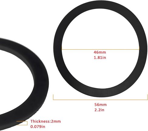 The Lord of the Tools 5pcs Fuel Tank Cap Seal Gasket 56x46x2mm NBR Rubber Compatible with Harl-ey Davidson in Saudi Arabia