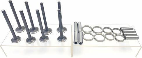 C2.2 Valves Set + Valve Stem Oil Seal Set Compatible With Caterpillar Cat C2.2 C2.2T Engine 3024C 3024T 3024CT in Kuwait