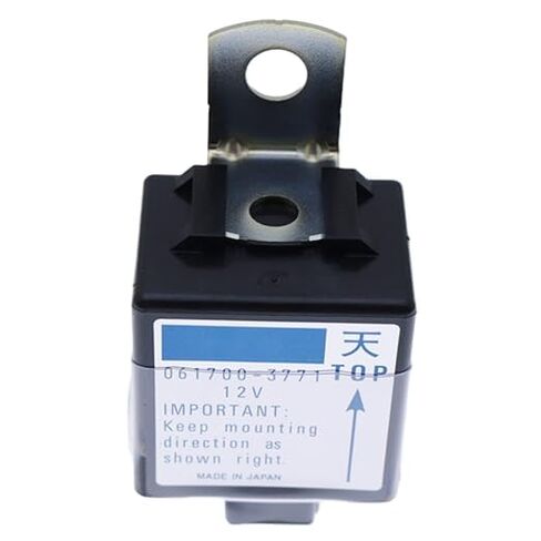 IEQFUE 12V Time Delay Relay Solenoid 061700-3770 Compatible with Kubota B1550D B1550HST B1750HST L2900DT L3010DT L3300DT M5030 M5700 M5700DHC in Saudi Arabia