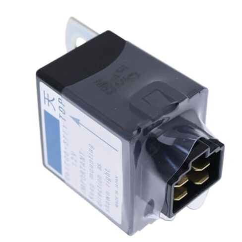 IEQFUE 12V Time Delay Relay Solenoid 061700-3770 Compatible with Kubota B1550D B1550HST B1750HST L2900DT L3010DT L3300DT M5030 M5700 M5700DHC in Saudi Arabia