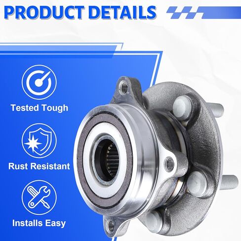 513287 Front Wheel Bearing Hub Assembly with 5 Lug Compatible with Toyota Prius 2010-2015, Fit for Toyota Prius Plug-in 2012-2015, Fit for Lexus CT200H 2011-2017 in Kuwait