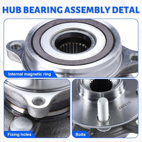 513287 Front Wheel Bearing Hub Assembly with 5 Lug Compatible with Toyota Prius 2010-2015, Fit for Toyota Prius Plug-in 2012-2015, Fit for Lexus CT200H 2011-2017 in Kuwait