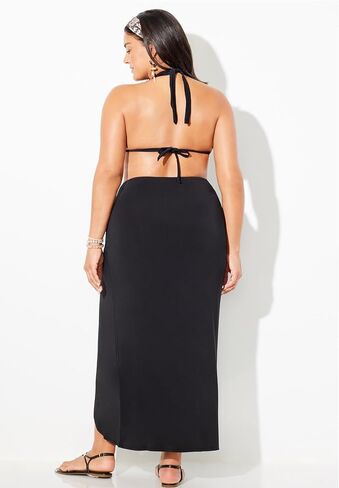 Swimsuits For All Women's Pack & Go Wrinkle-Resistant Sarong Skirt Cover Up (Plus in Saudi Arabia
