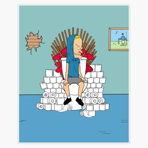 ملصق ممتص للصدمات من الفينيل من Game Of Cornholio مقاس 5 بوصات in Saudi Arabia