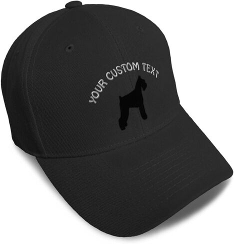 Speedy Pros Baseball Caps for Men & Women Embroidered Giant Schnauzer Dog Shadow Pet Ladies and Gentlemen Hats in Saudi Arabia